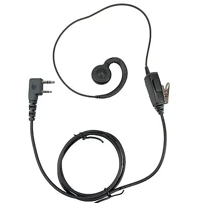 C-Style Earpiece Headset Mic For Kenwood Kenwood Baofeng Retevis Two Way Radio • $15.98