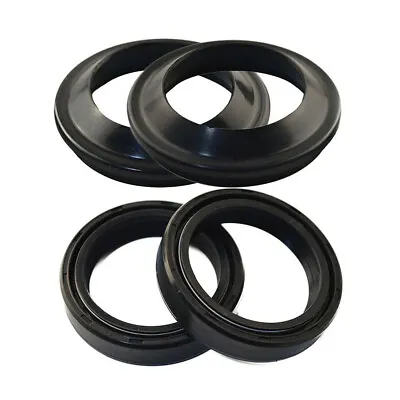 $12.40 • Buy 41x54x11mm 2 Pair Motorcycles Accessories Front Fork Oil Seal With Dust Cap Set
