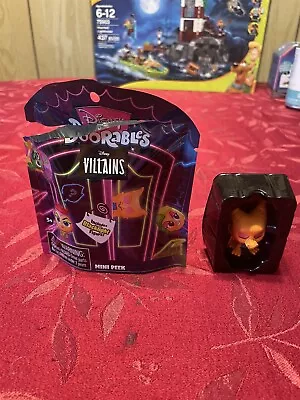 Disney Doorables Villains Blacklight Figure Maleficent Dragon 2023 Ultra Rare  • $39.90