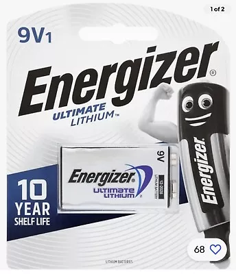 Energizer Ultimate Lithium 9V Battery • $14.50