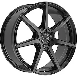 16x7.5 Motiv 432B Rigor Gloss Black Wheels 5x100 (40mm) Set Of 4 • $503.84