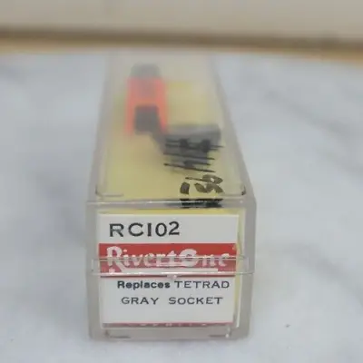 New Grey Tetrad Cartridge With Needle Male Socket & 1/2 Inch Mount Adapter Kit • $12.99
