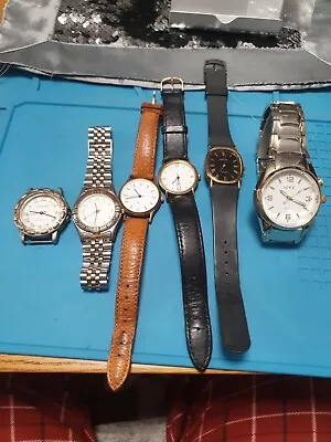 6 X Gent's Watches Spares Or Repairs • £4.99