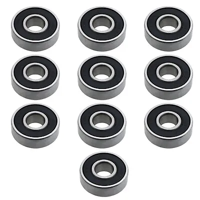 10 Pack Skateboard Bearings ABEC-11 608 2RS For Scooter Wheels Chrome Steel • £9.76