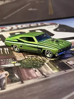 Hot Wheels Custom Made ‘73 Ford Falcon Xb Green Mystery Models Real Riders Loose • $20