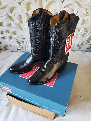 Tony Lama Boots. Mens Black 9.5 D • $150