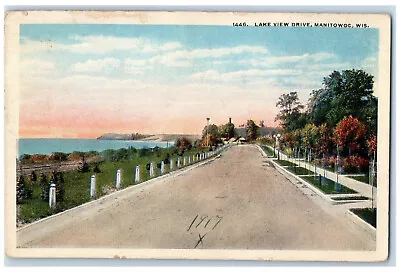 1917 Lake View Drive Manitowoc Wisconsin WI Antique Posted Postcard • $9.98