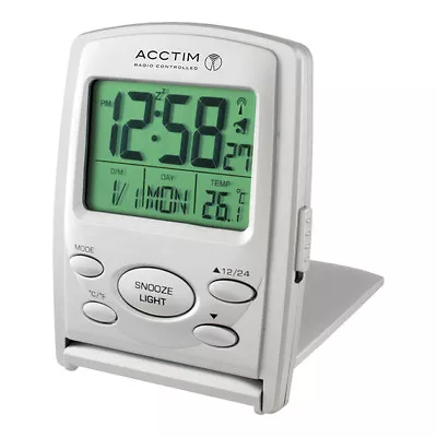 £19.99 • Buy Acctim Travel LDC Clock Vista Radio Controlled, Alarm/Snooze, 71707