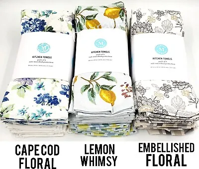Martha Stewart Kitchen Towels (8 Pack) 100% Cotton Your Choice Of Designs New • $23.50