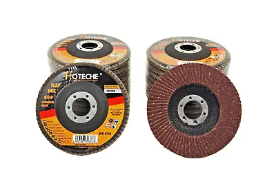 Lot Of (20) Aluminum Oxide Flap Disc Grinding Wheel 4-1/2 X7/8  80 Grit 550308 • $21.99