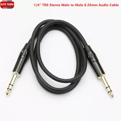 1/4  TRS Male To TRS Male 6.35mm Stereo Audio Patch Cord Cable • $10.79