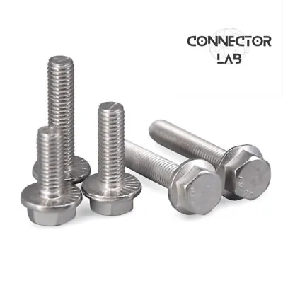 M5 M6 M8 Hex Bolts Flanged 304 Stainless Steel A2 70  Hexagon Screws. ALL SIZES • £0.99