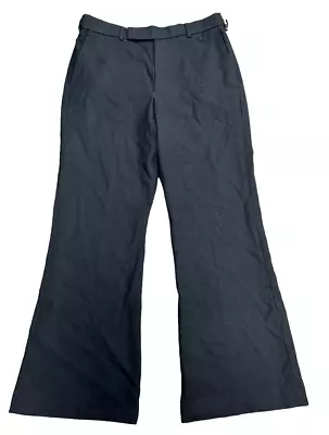 Mens Royal Navy Class II Black Bell Bottomed Uniform Trousers Military Sailor UK • £19.99