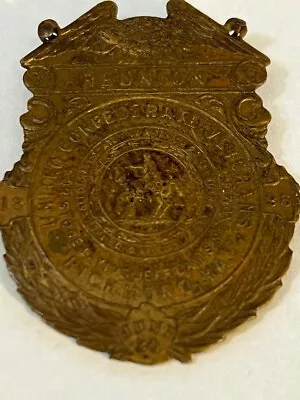 Civil War Confederate UCV Badge 1898 • $100