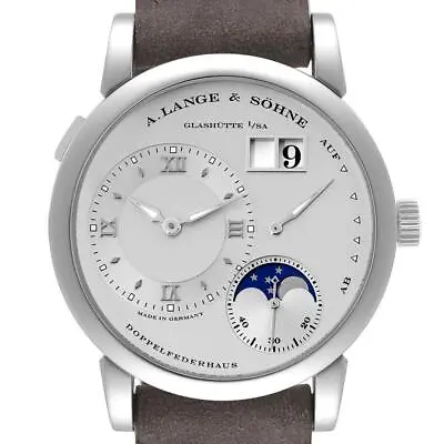 A. Lange And Sohne Lange 1 Moonphase Platinum Mens Watch 109.025 • $41830