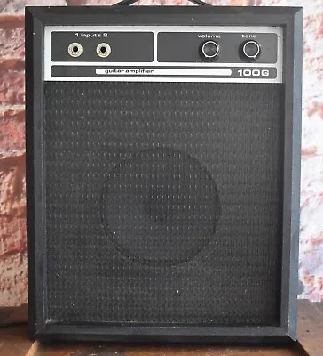 Vintage SEARS ROEBUCK 100G Solid State Guitar Amp Amplifier • $149.95