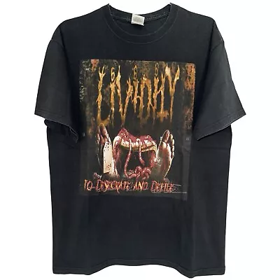 Vintage Lividity T-Shirt Size L Gorgasm Devourment Disgorge Internal Bleeding • $150