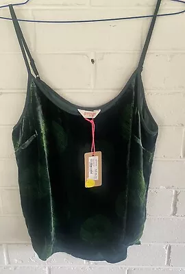 Gorman Moss Velvet Cami Size 12 BNWT • $45