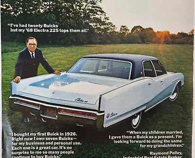 Buick Electra 225 Vintage 1968 Car Ad Magazine Print General Motors Auto GM • $11.33