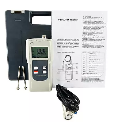 Digital Vibration Analyzer Vibration Meter Vibrometer Vibration Test Equipment • $360