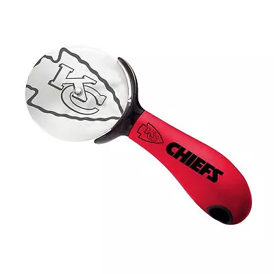 Sports Vault NFL Kansas City Chiefs Pizza Cutter 3.25  Wheel Rubber Handle • $9.99