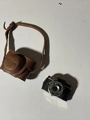 Vintage Mini Mycro Sanwa Spy Camera With Leather Case 1950’s • $99.99