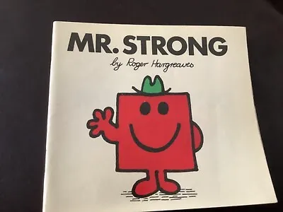 Vintage Mr Strong Roger Hargreaves 1976 Thurman Publishing Pb Book Good Cond • £4.90
