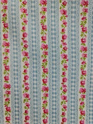 Vintage Floral Fabric 45  Wide 100% Cotton • £11