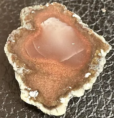 2.3cm Datolite W Copper Ring Inclusion - Ridge Mine Ontonagon Michigan • $60