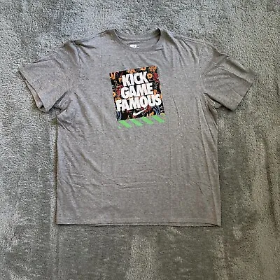 Nike Mens Kick Game Famous Short Sleeve Crewneck T-Shirt  Size 2XL • $10.97