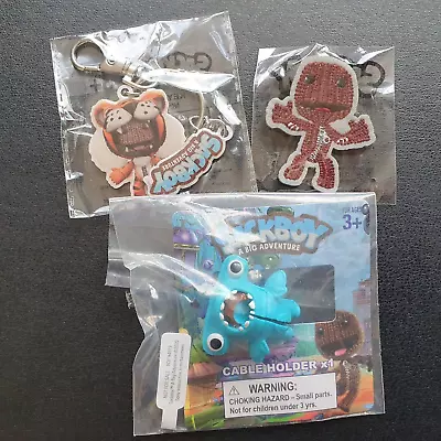 Sackboy Big Adventure Keyring Badge Cable Holder Little Big Planet Promo • £17.99