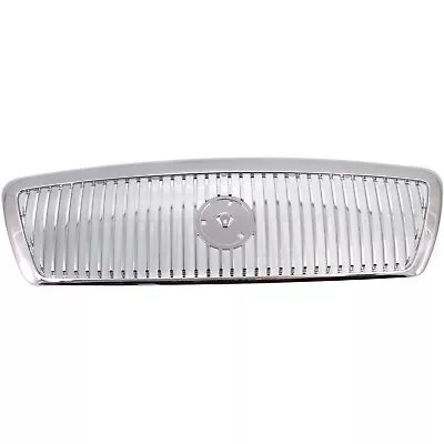Grille For 2003-2005 Mercury Grand Marquis Monotone Chrome Shell And Insert • $44.03