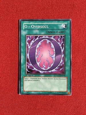 O - Oversoul (DP03-EN019) Yu-Gi-Oh! Spell Card - 1st Edition • £1.50