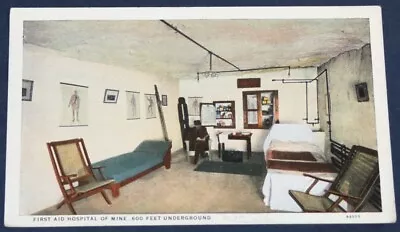 First Aid Hospital Of Mine 600 Feet Underground PA Postcard  • $6.99