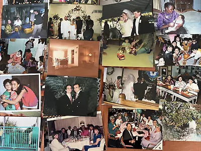 BIG 5 X 7 LOT ! 60+ Vintage 1980s 1990s 2000s Family Cruise Party Wedding PHOTOS • $0.99