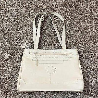 Marlo Collection Womens Hand Bag Off White Cream • $19.95