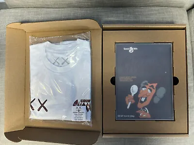 Kaws X Monsters Limited Edition Set Of 4 Cereal Boxes And 4 T-Shirts (Sealed) • $800