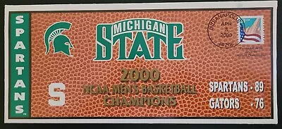 Vintage Michigan State Spartans NCAA Basketball 2000 Commemorative Envelope • $18