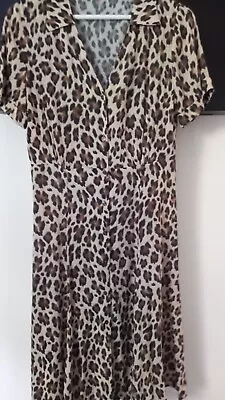 Mango Animal Print Dress M • £7.99