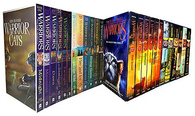 Warrior Cats Collection Erin Hunter Series Books Set The New Prophecy Omen Star • £16.30