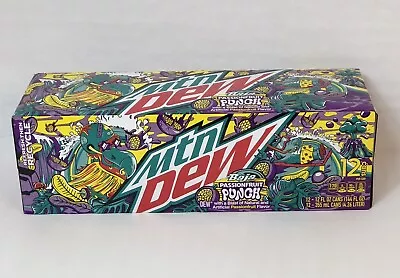 Mtn Dew Baja Passionfruit Punch 12 Pack Unopened Sealed Box Limited Mountain • $34.99