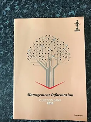 ICAEW Management Information Study Manual By ICAEW Book The Cheap Fast Free Post • £3.95