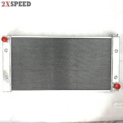 Universal 38  X 20  X 4.5  3 Row Full Aluminum Racing Radiator Rear V Mount • $229.99