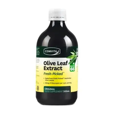 Comvita Olive Leaf Extract Standard 500ml BBF 07/2022 • £11.99