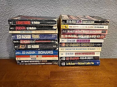 Ed McBain Vintage Paperback Book Lot Of 21 87th Precinct & Matthew Hope • $19.99