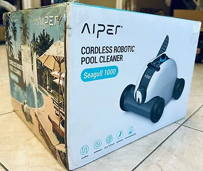 AIPER Cordless Robotic Automatic Pool Cleaner Vacuum5000 MAh  Rechargeable USED • $79.99