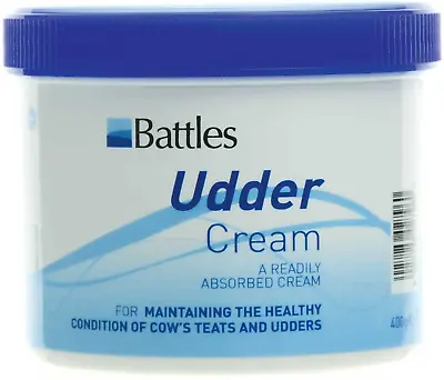 Battles Cream The Original Udder Cream  Barrier Cream For Horses White 1.1kg • £18.99