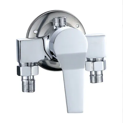 Shower Mixer Taps Bar Stainless Steels Wall Mounted Shower Faucet Brass Manual • £19.99