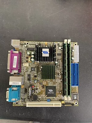 Vintage VIA EPIA-800 Mini-ITX Motherboard (800MHz VIA CPU) + 1gb RAM • $84.99