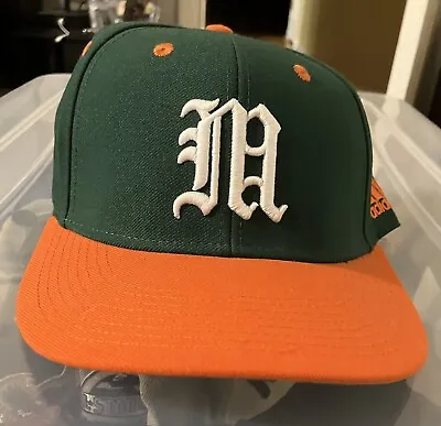 Miami Hurricanes Adidas Baseball Hat Size 7 1/2 • $30